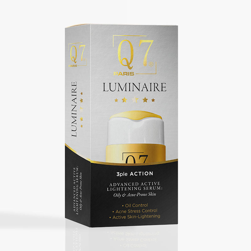 Q7Paris Luminaire 3ple Action Advanced Active Lightening Serum: Oily & Acne-Prone Skin – 30ml