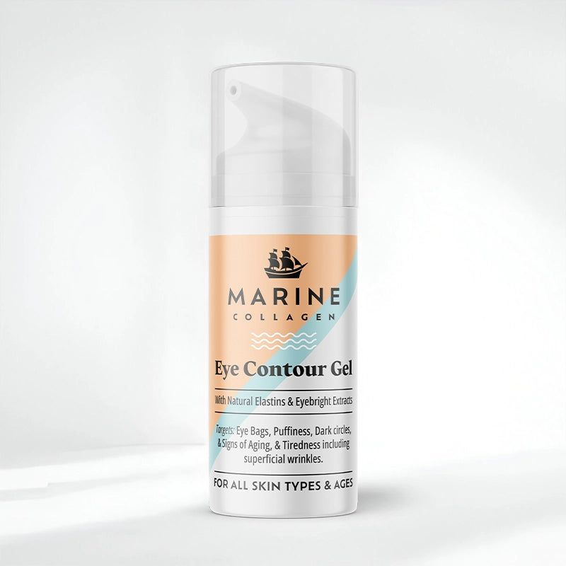 MARINE COLLAGEN Eye Contour Gel: with Natural Elastins, & Eyebright Extracts – 30ml