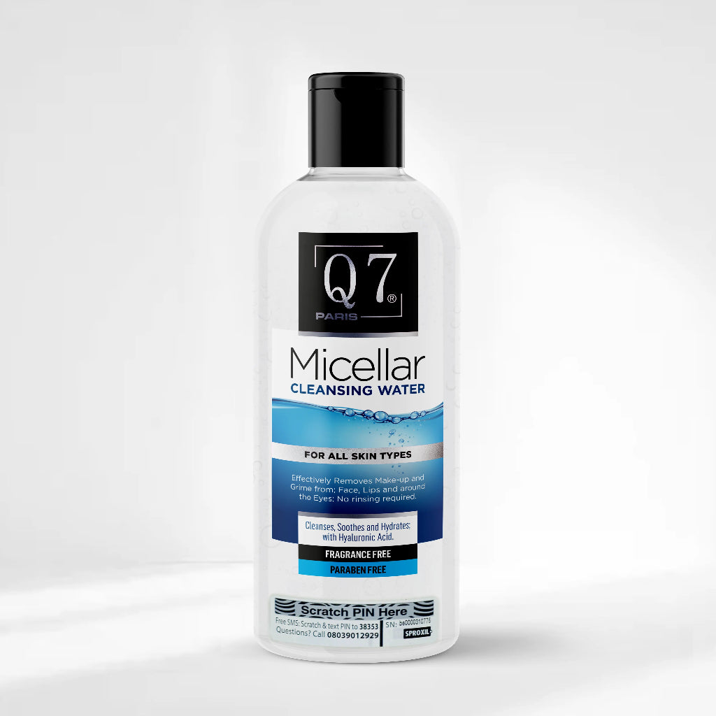 Q7Paris Micellar Cleansing Water – 250ml - Q7Paris Skincare