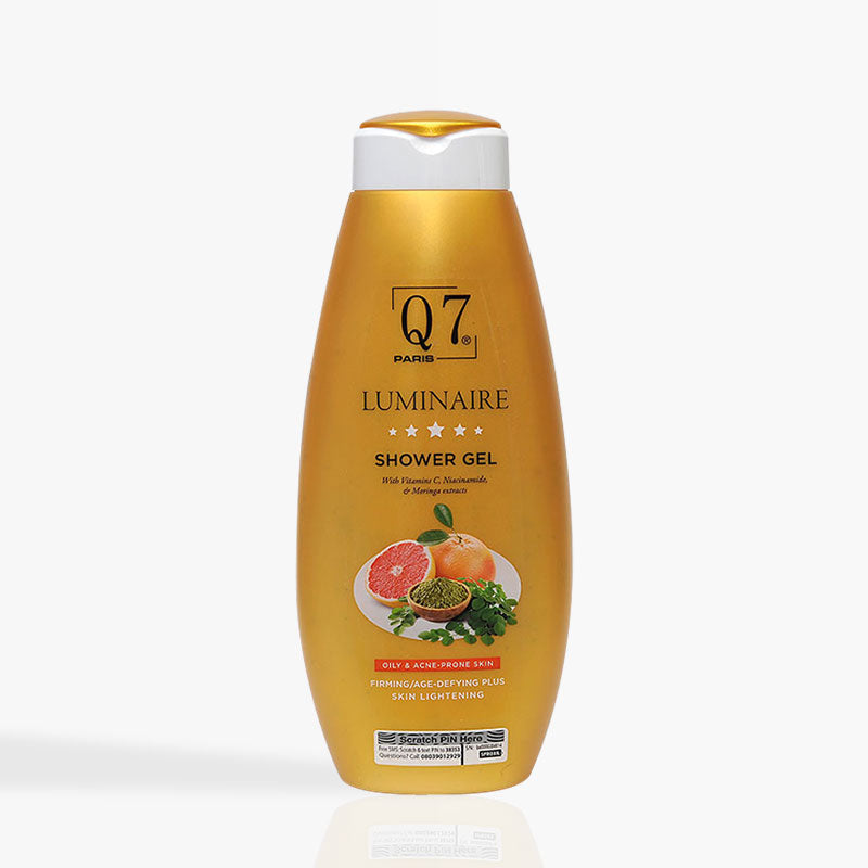 Q7 Paris Luminaire Sensitive, Oily & Acne Prone Skin Shower gel with V