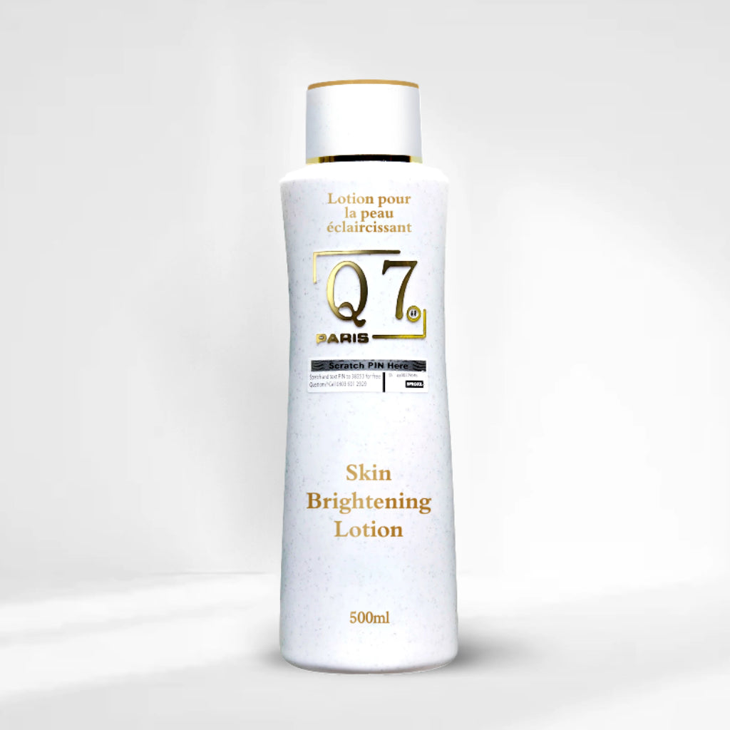 Q7Paris Skin Brightening Lotion (With Almond Oil) – 500ml - Q7Paris Skincare