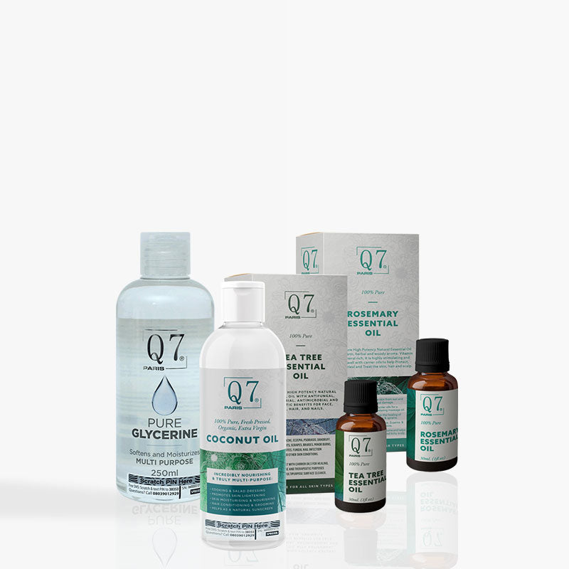 The Hair & Scalp RESCUE Bundle (4 in1) - Q7Paris Skincare