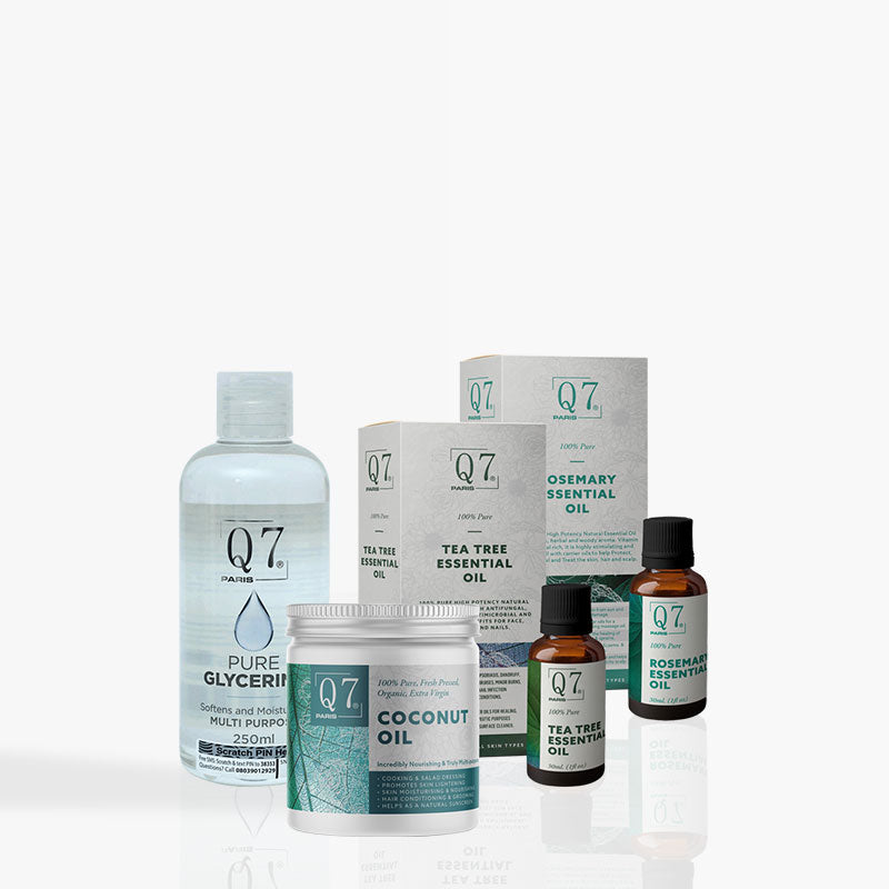 The Hair & Scalp RESCUE Bundle (4 in1) - Q7Paris Skincare