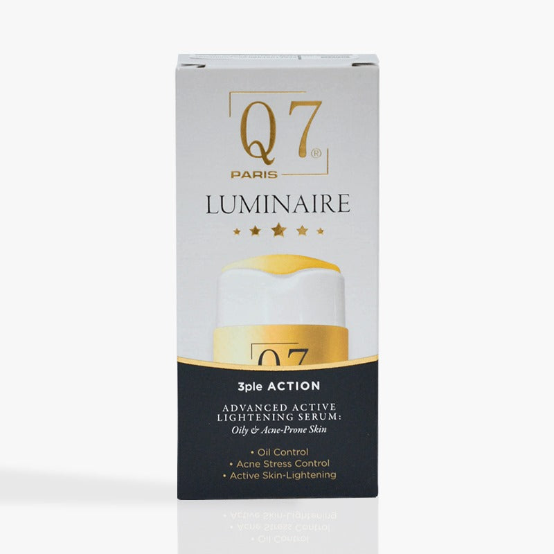Q7Paris The Luminaire Intensive Lightening Bundle: 7-in-1: Oily, Acne-Prone and Sensitive Skin - Q7Paris Skincare