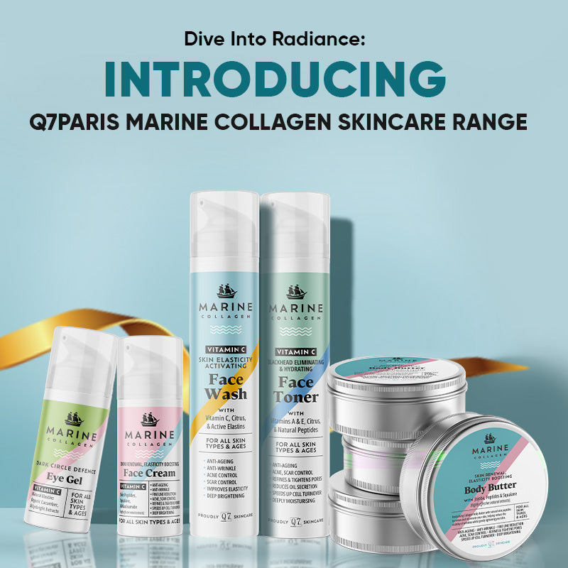 Dive Into Radiance: Introducing the Q7Paris Marine Collagen Skincare Range