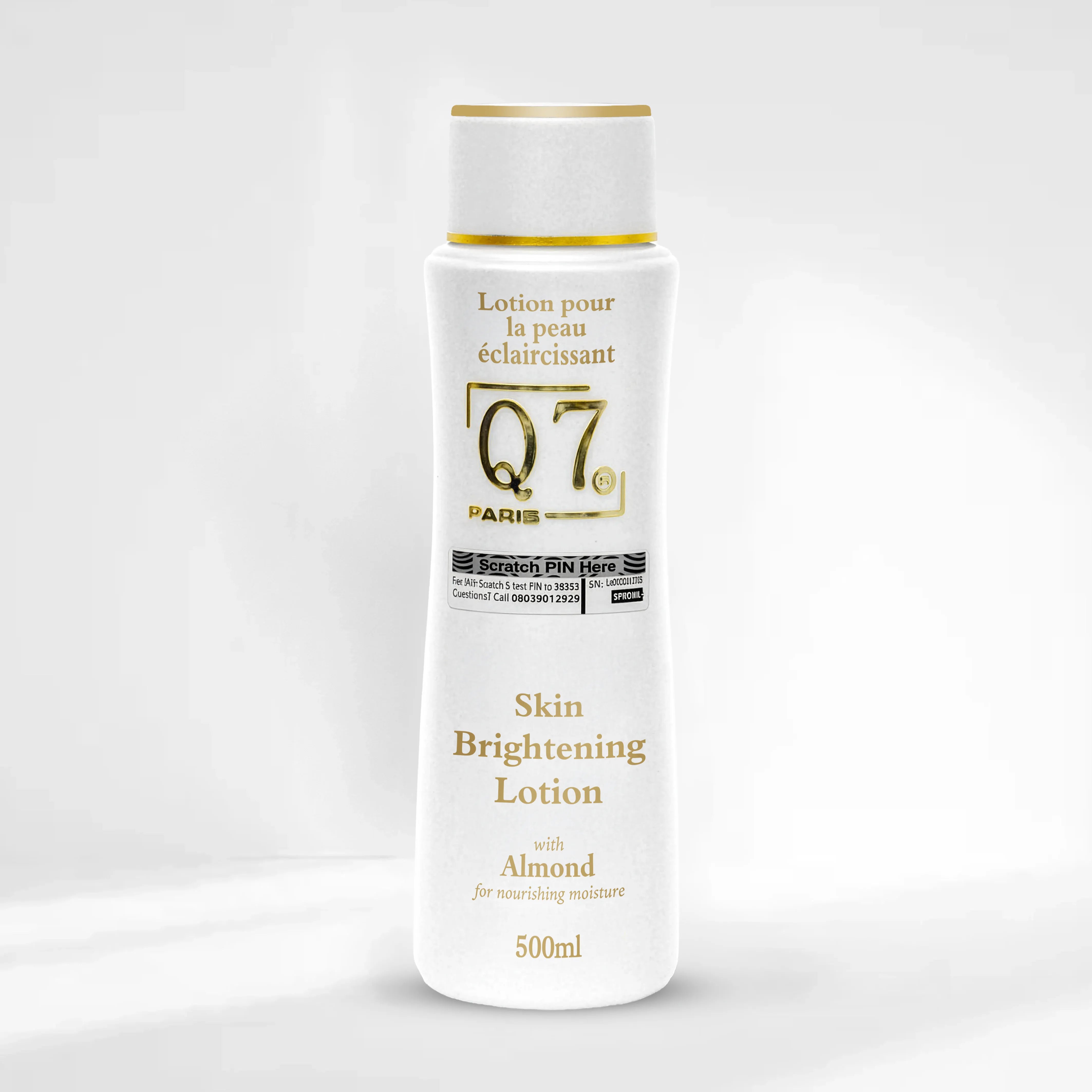 Q7Paris Skin Brightening Lotion (With Almond Oil) – 500ml