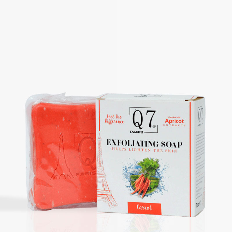 Q7Paris Carrot Exfoliating Soap – 200g