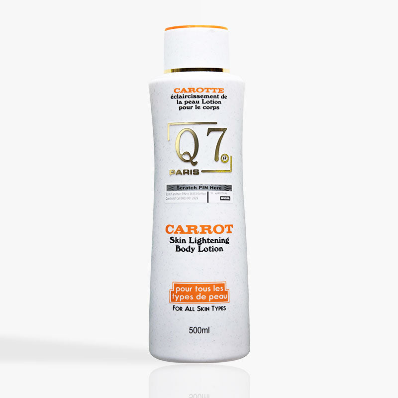Q7Paris Carrot Skin Lightening Body Lotion – 500ml