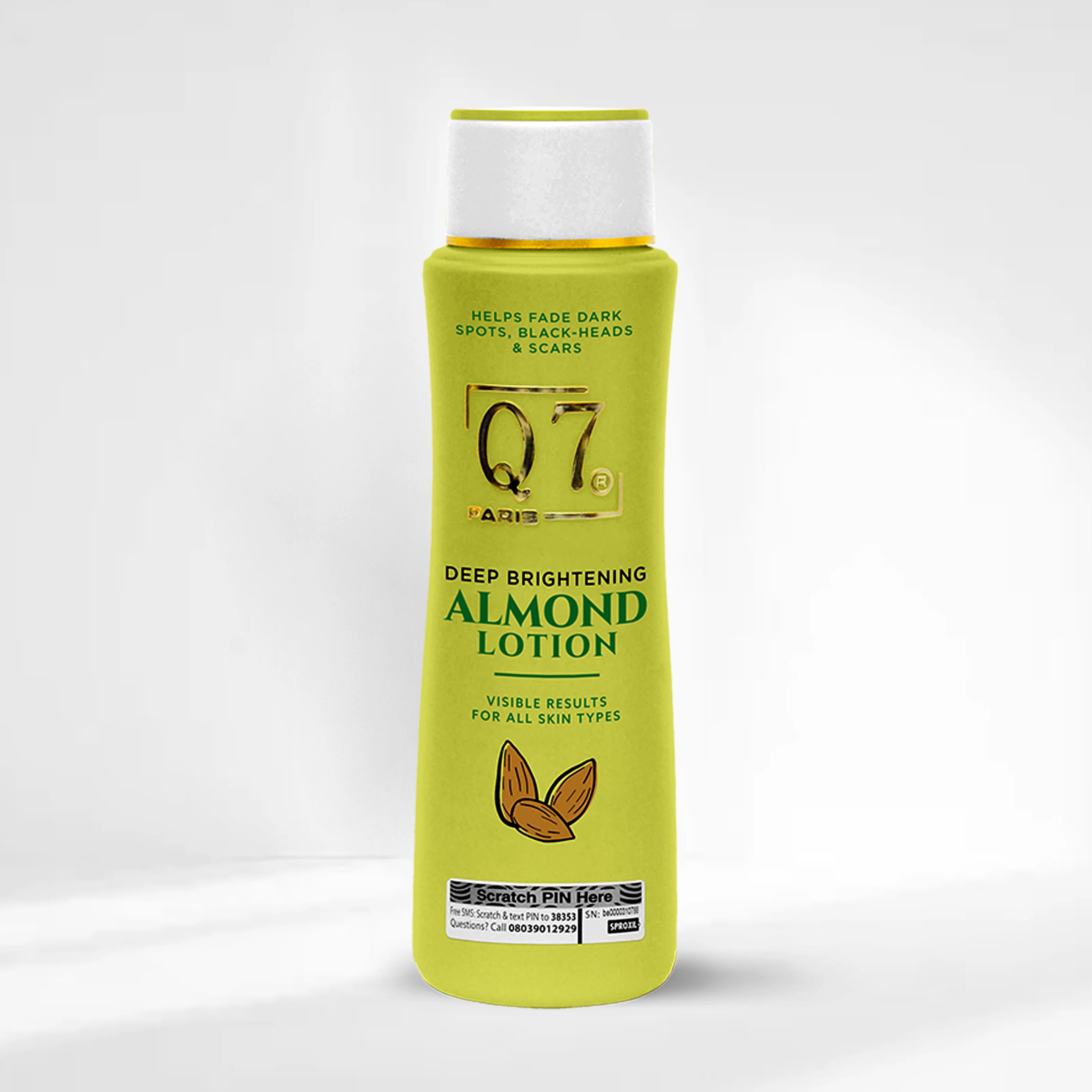 Q7Paris Deep Brightening Almond Lotion – 300ml