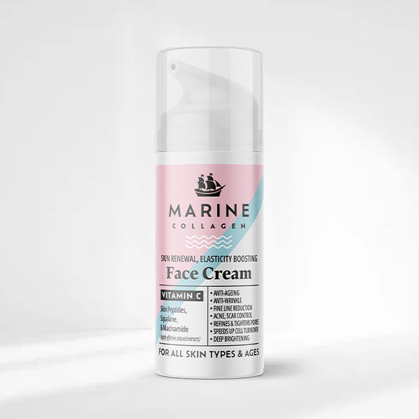 l-carnitine facial cream MARINE COLLAGEN Skin Renewal, Elasticity Boosting Face Cream: with Vit Flavor:Gluta Lycee Product Type_Detox Suitable for normal to ipamorelin human study growth