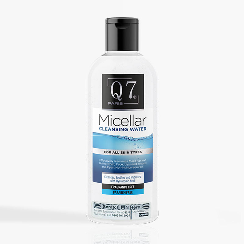 Q7Paris Micellar Cleansing Water – 250ml