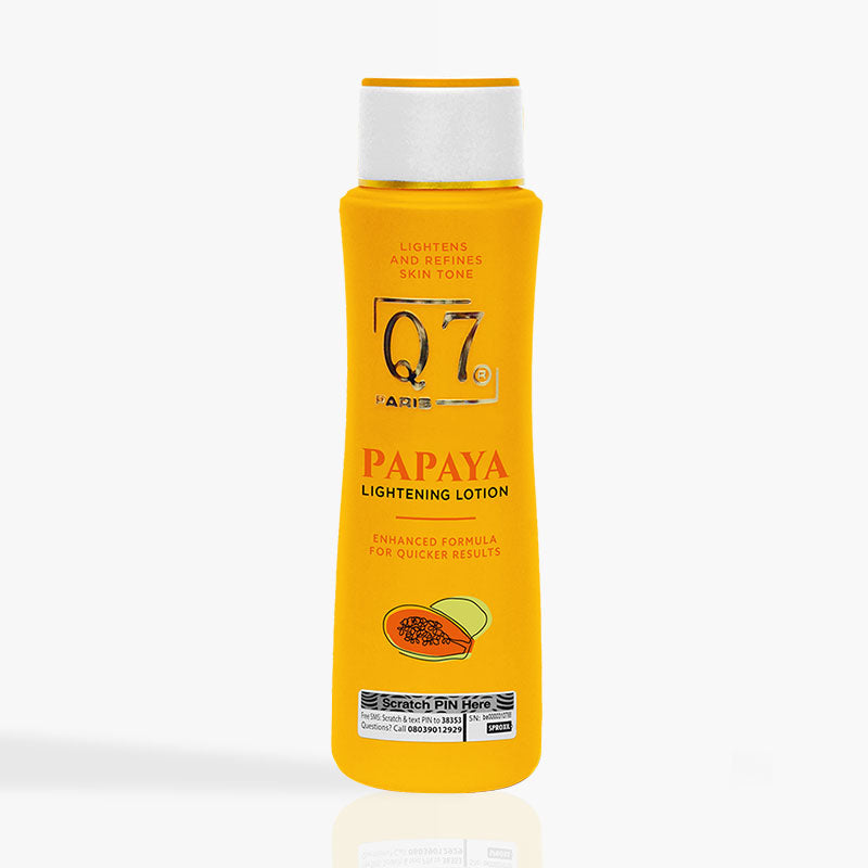 Q7Paris Papaya Lightening Lotion – 300ml