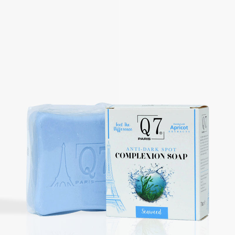 Q7Paris Anti-Dark Spot Complexion Soap: with Kojic Acid and Seaweed – 200g