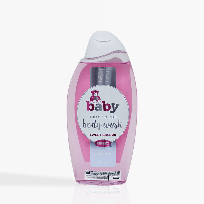 Q7Baby Head To Toe Bodywash ('Sweet Cherub') with Vitamin B5 400ml