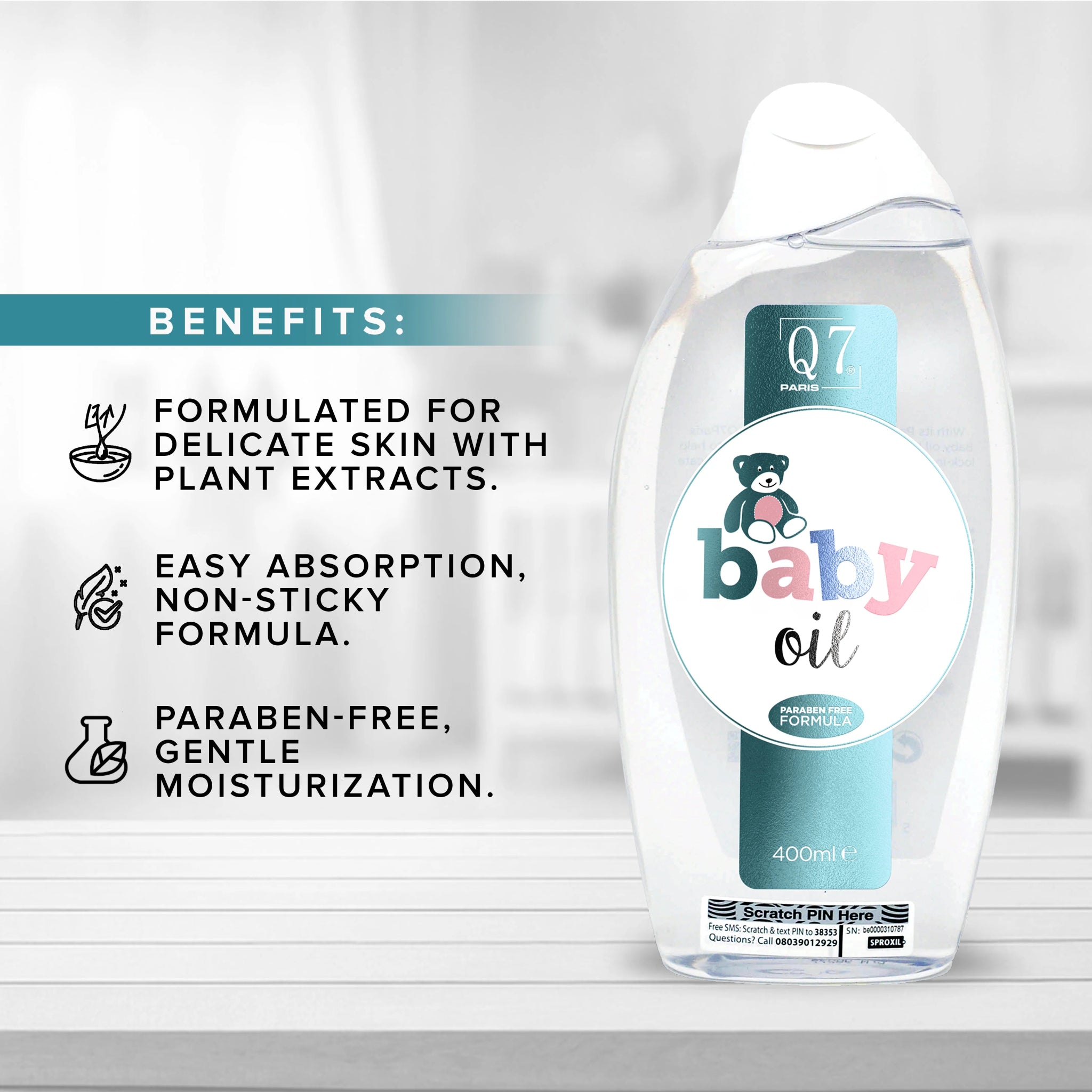 Q7 Baby Oil - 400ml