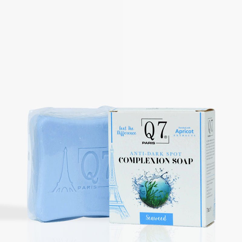 Q7Paris Anti - Dark Spot Complexion Soap: with Kojic Acid and Seaweed – 200g