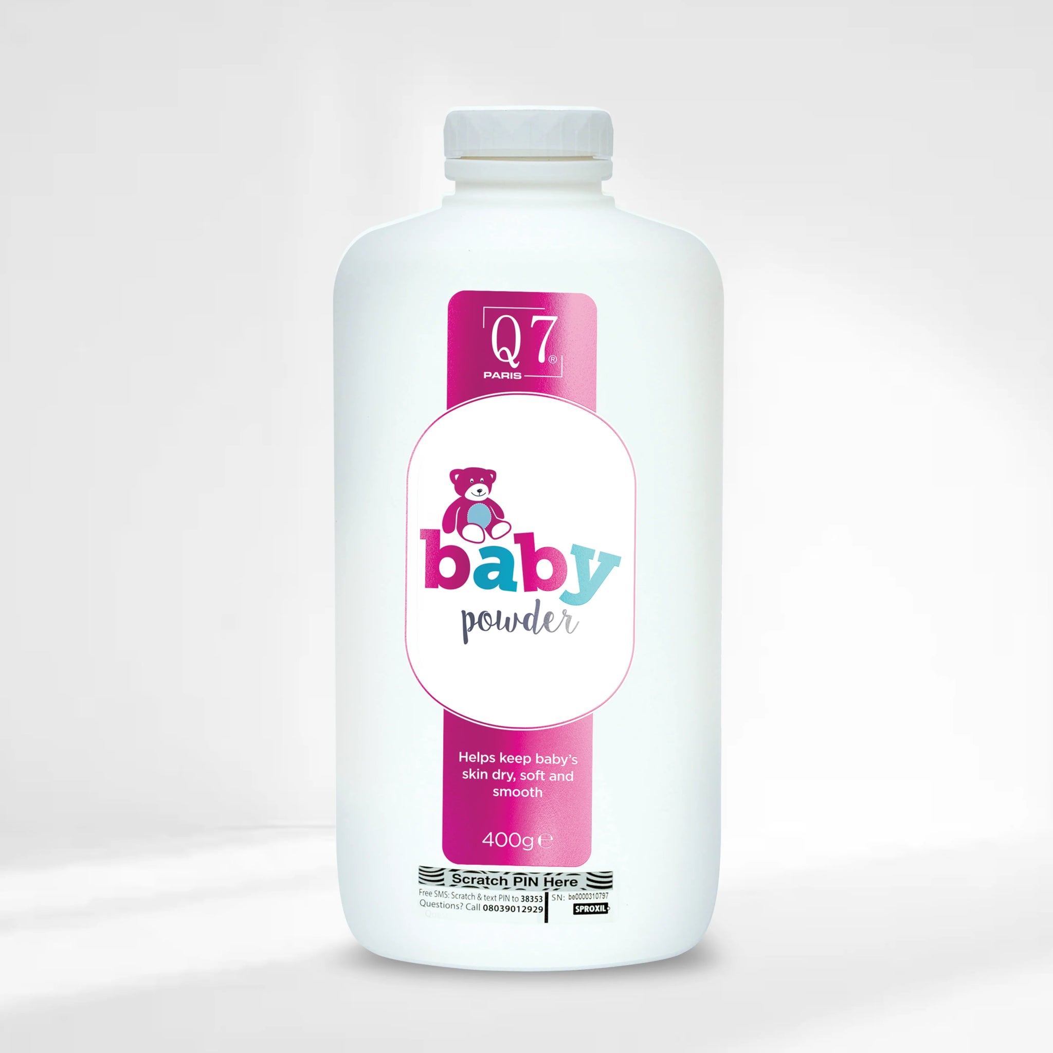 Q7Paris Baby Powder ('Baby Baby') - 400g